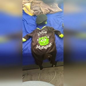 3-6 month little monster baby Halloween costume